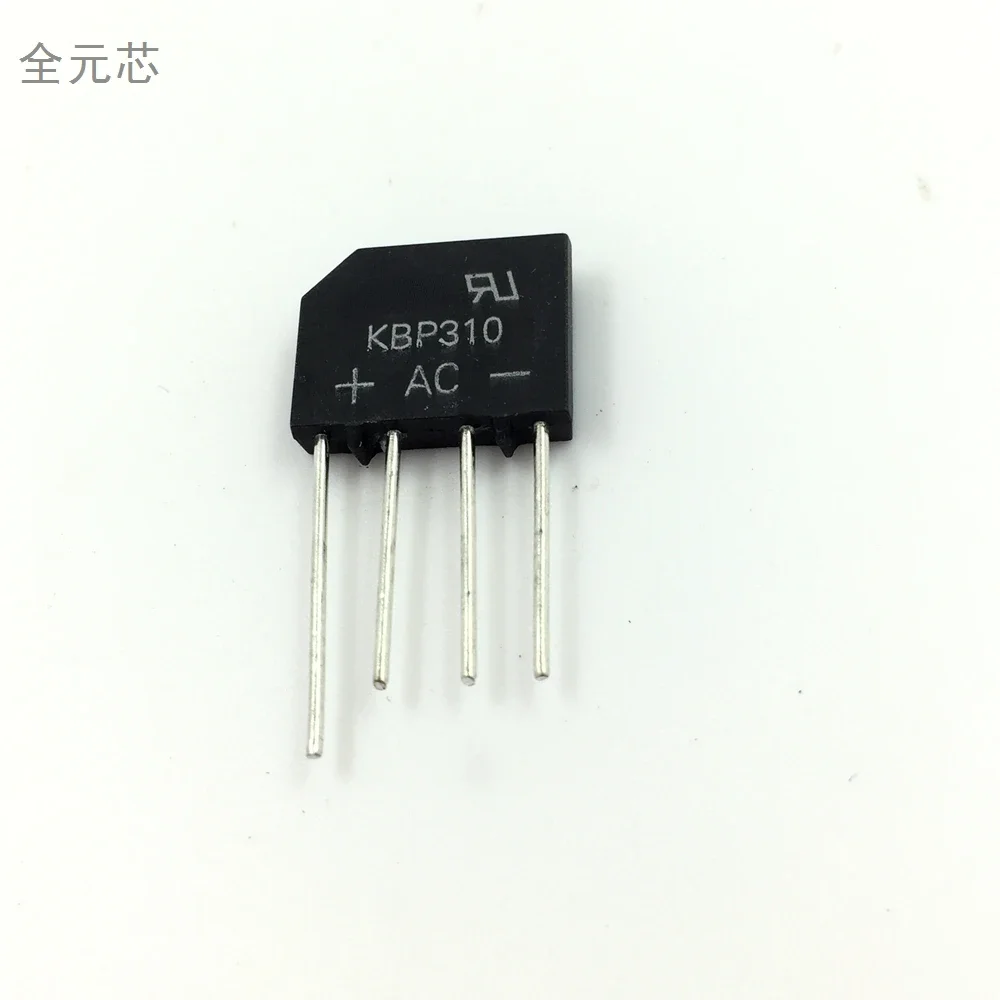 10PCS KBP310 flat bridge 1000V3A new original bridge stack rectifier stack silicon stack full bridge direct shot