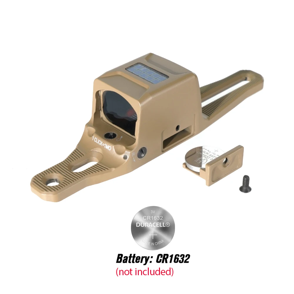 SPECOPTICS HunterX Reflex Sight Solar Multi Retícula Shotgun Red Dot Sight 11 Niveles Lleno de nitrógeno Resistente a los golpes Calibre 12/20