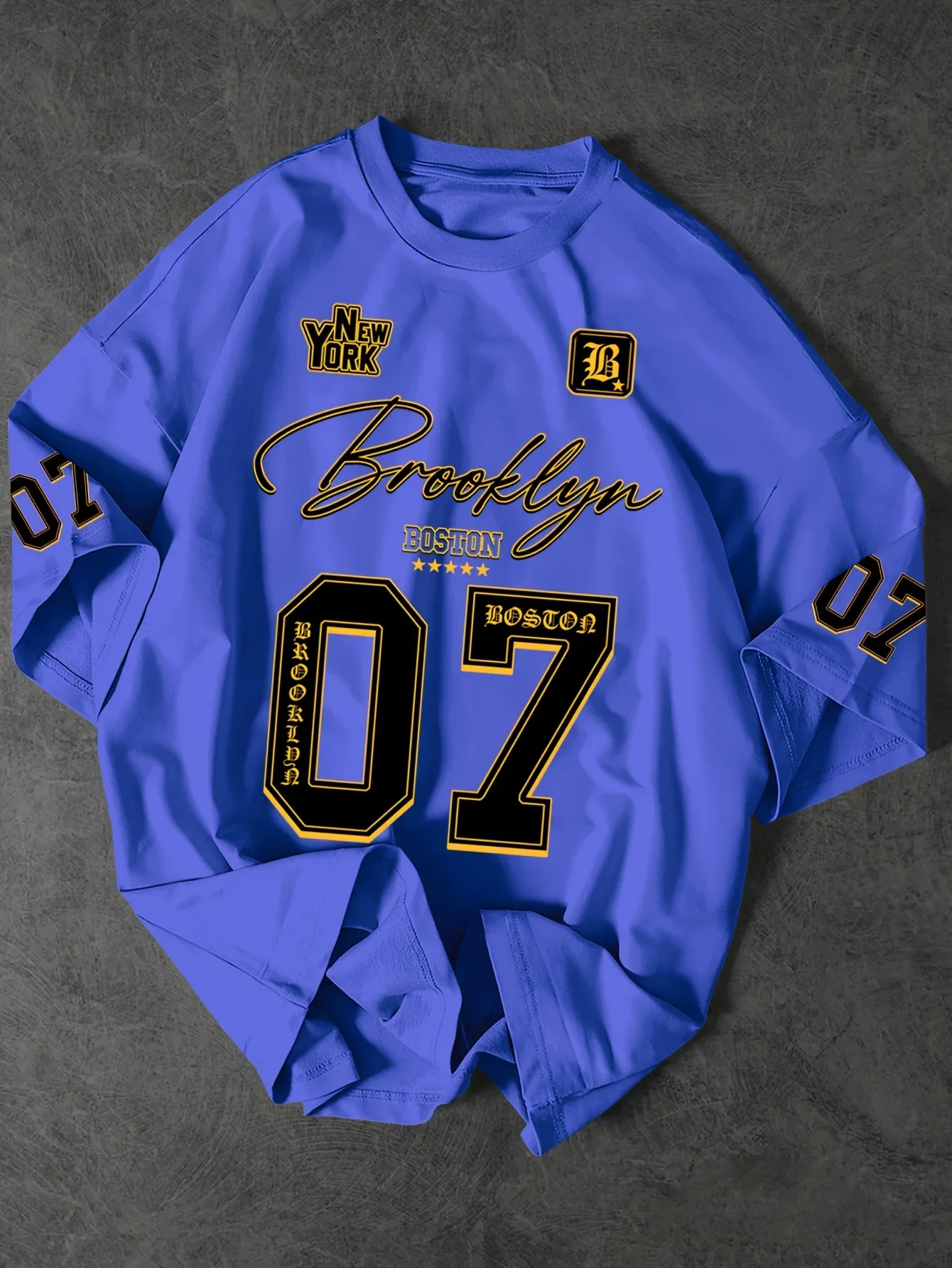 2025 صيف جديد Vintage تي شيرت رجالي بلايز رياضية غير رسمية طاقم الرقبة الاطفال التي شيرت في الهواء الطلق الشارع الرجال تي شيرت الملابس