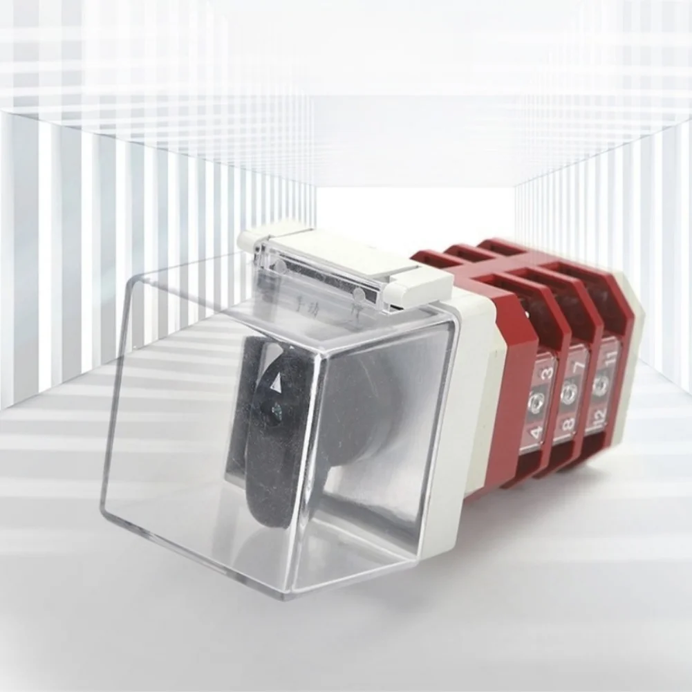 for Easy Panel Mounting Solutions LW12-16 Rotary Switch 500V Changeover Switch Wide Voltage Compatibility Switch Connector
