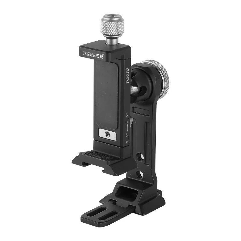 Rotating mobile phone clip portable multi-angle adjustment live stream vlog tripod