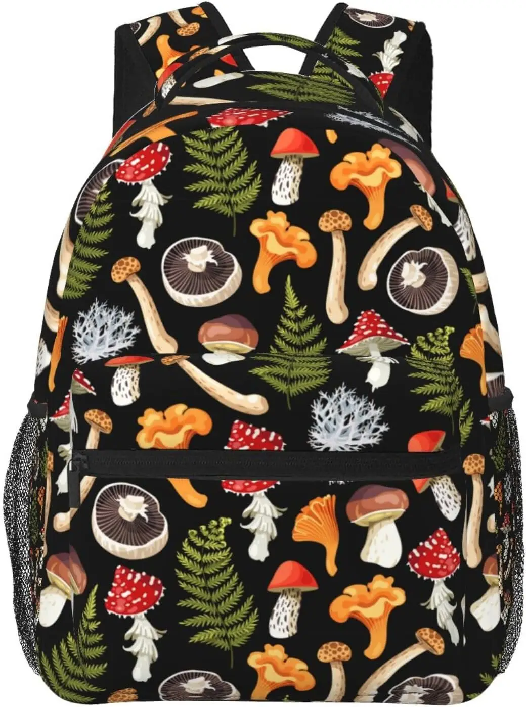 Magic Mushroom Backpack Casual Hiking Camping Travel Backpacks Lightweight Daypack Bag Women Men Bookbag