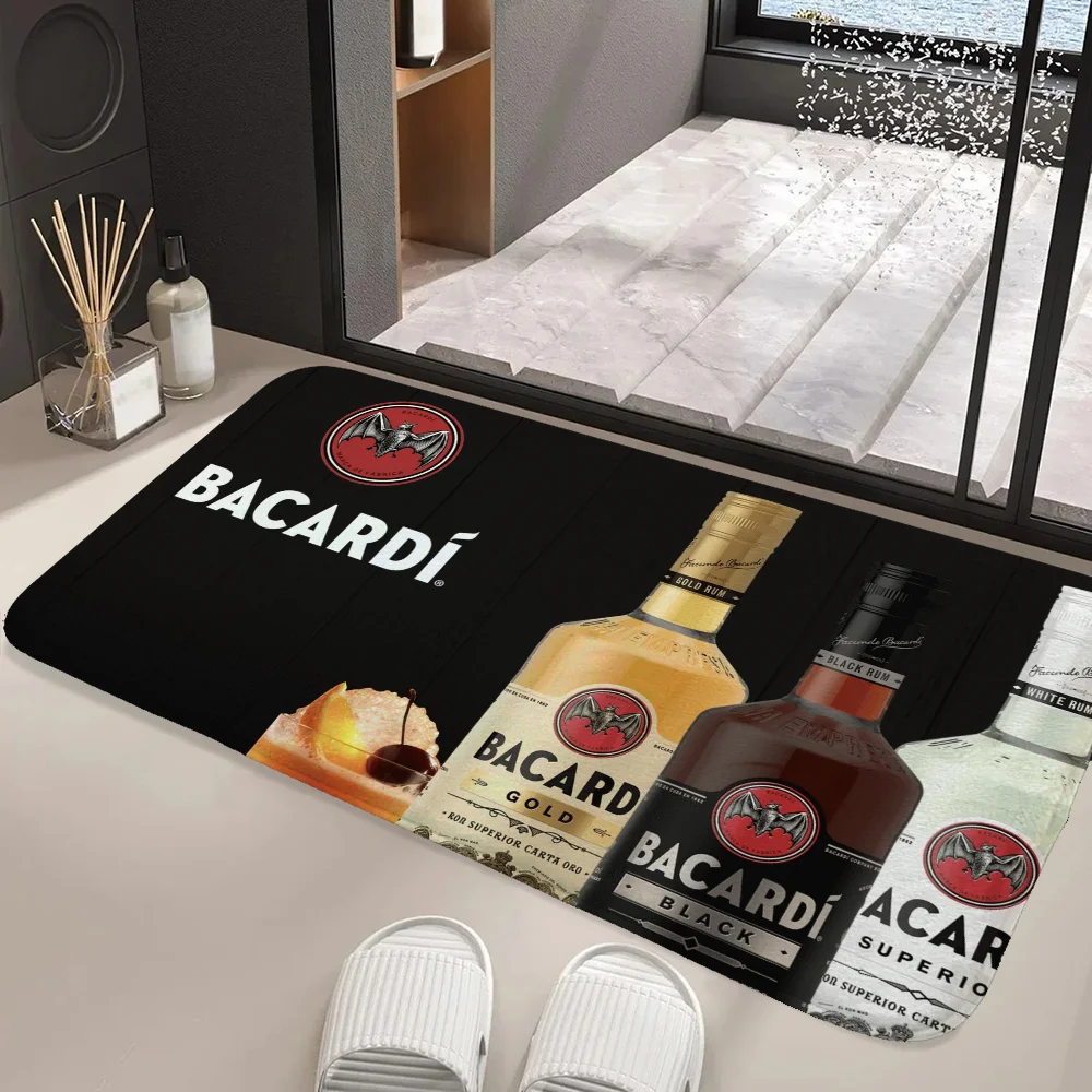 Bacardi Kitchen Mats for Floor Entrance Mat Cute Rug Home Interior Living Room Chair Custom Diatomite Friends Choice Rugs Carpet