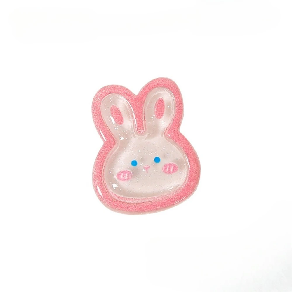 7pcs Cute Animal Shoes Charms Bear Rabbit Shoe Accessories for Girls Hole Shoes DIY