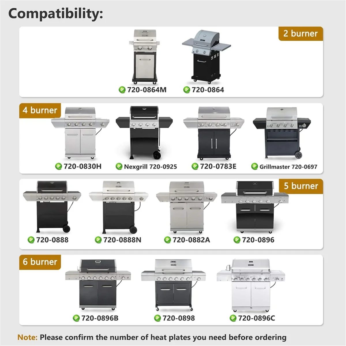 

Enamel hot plate Grill Hot Plate Fire Barrier Enamel Hot Plate Stainless Steel Grill Heating Tent Flame Mash for Nexgrill 720-08