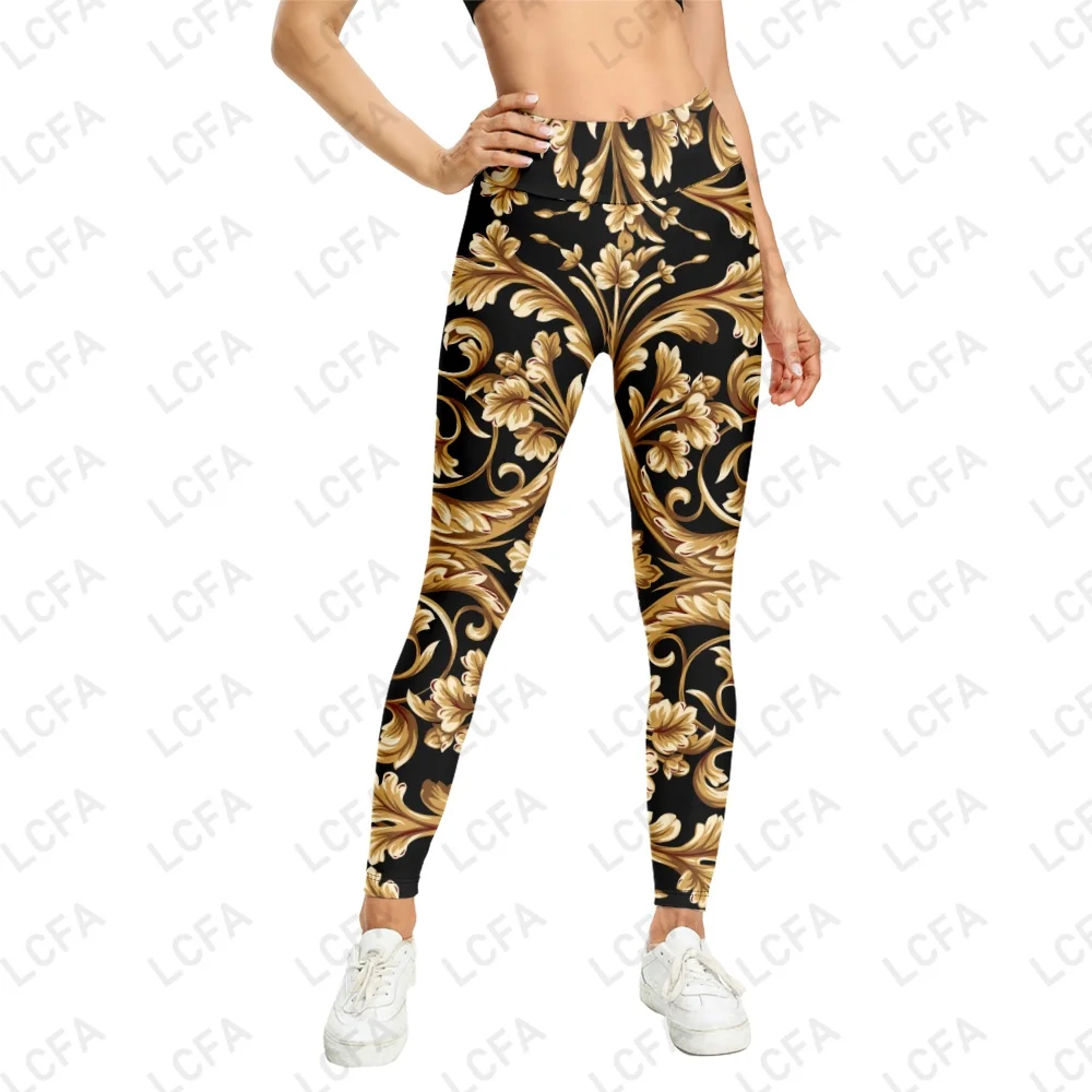 Luxury Flower Women Gothic 3D Printed Leggings Fashion Halloween Pants Jogger Sexy Gothic Leggings Trousers Luxury Court