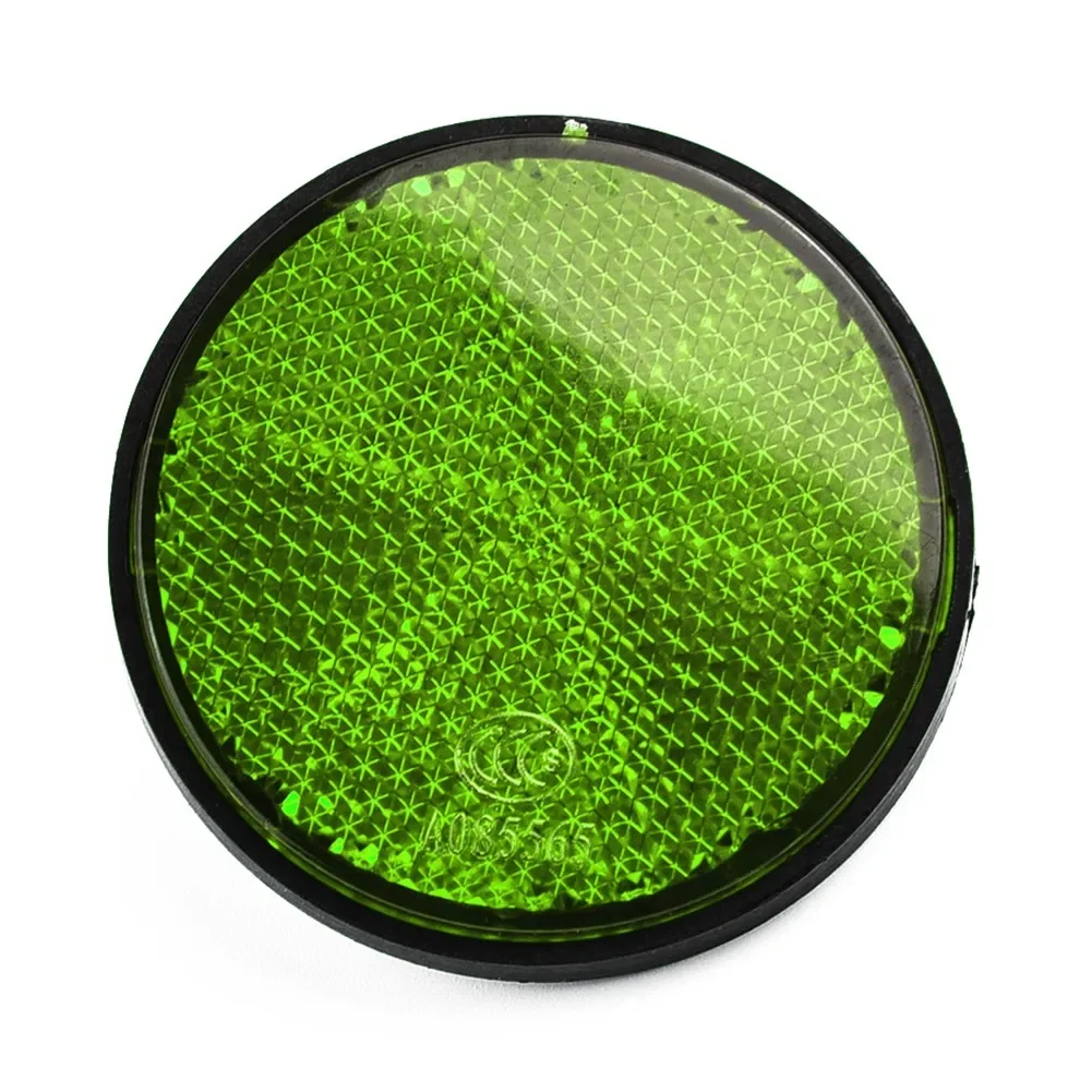 Bicycle Round Plastic Reflector Night Safety Cycling Suitable For Motorcycles/e-mobile/bicycles Reflective Tool Accessory