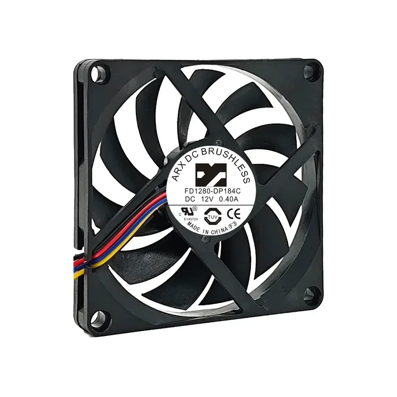for Zhejiang Dahua FD1280-DP184C 8015 Cooling Fan DC 12V 0.40A New Replacement Monitor Fan