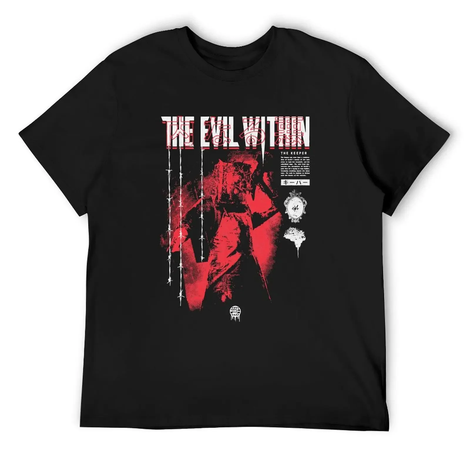 

The Keeper - Evil Within T-Shirt man clothes anime figures t shirt men 100℅ cotton