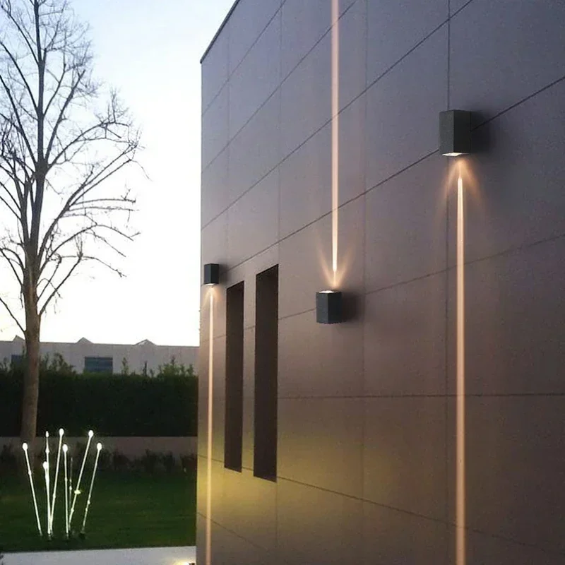 Waterproof Porch Lights with Aluminum Material, High Power Spot Wall Lamp for Indoor and Outdoor