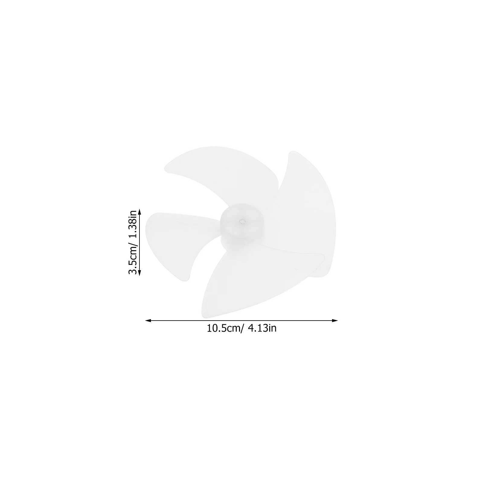 4 قطعة شفرة مروحة المحرك البلاستيكية استبدال شفرة مروحة مكثف الثقيلة لإصلاح أجزاء فرن الميكروويف عملية منخفضة الضوضاء سهلة #4