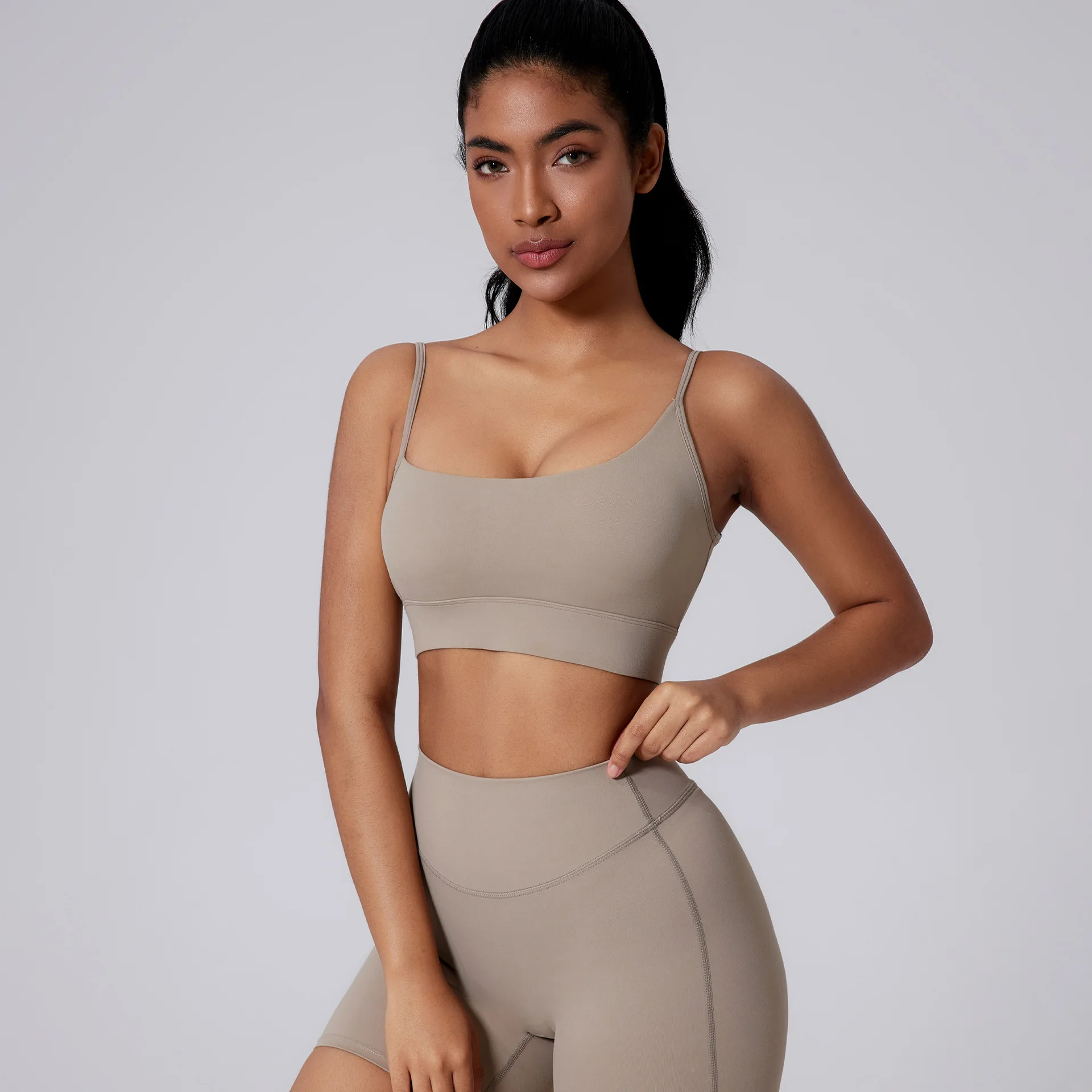 

New Sports Cloud Feeling Tight Underwear Women Asymmetric Big Dig Back Yoga Bra Outdoor Running Fitness Quick Dry Sports TankTop
