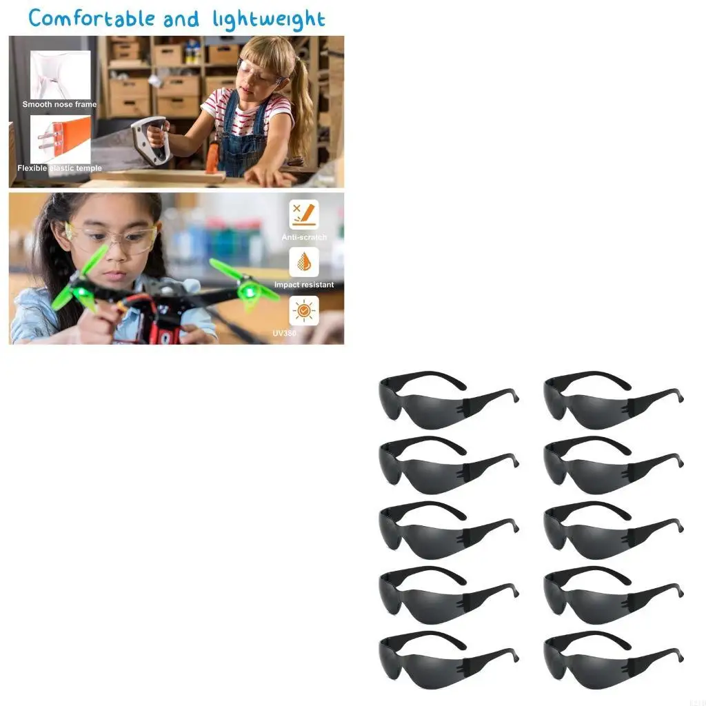 

10 шт. детские защитные очки, детские ветрозащитные защитные очки, очки