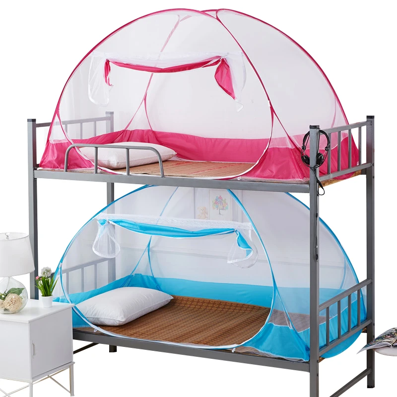 Single-Door Mongolian Yurt Mosquito Net, Student Dormitory Bunk Bed Mosquito Net, Home,Children Bed Tent, Canopy 1m, 1.2m