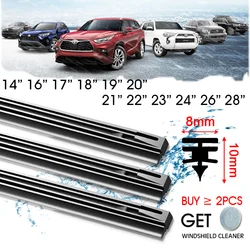 Auto Wischer Klinge Elastische band Windschutzscheibe Fahrzeug Einsatz Gummi Streifen Refill 8mm 14 