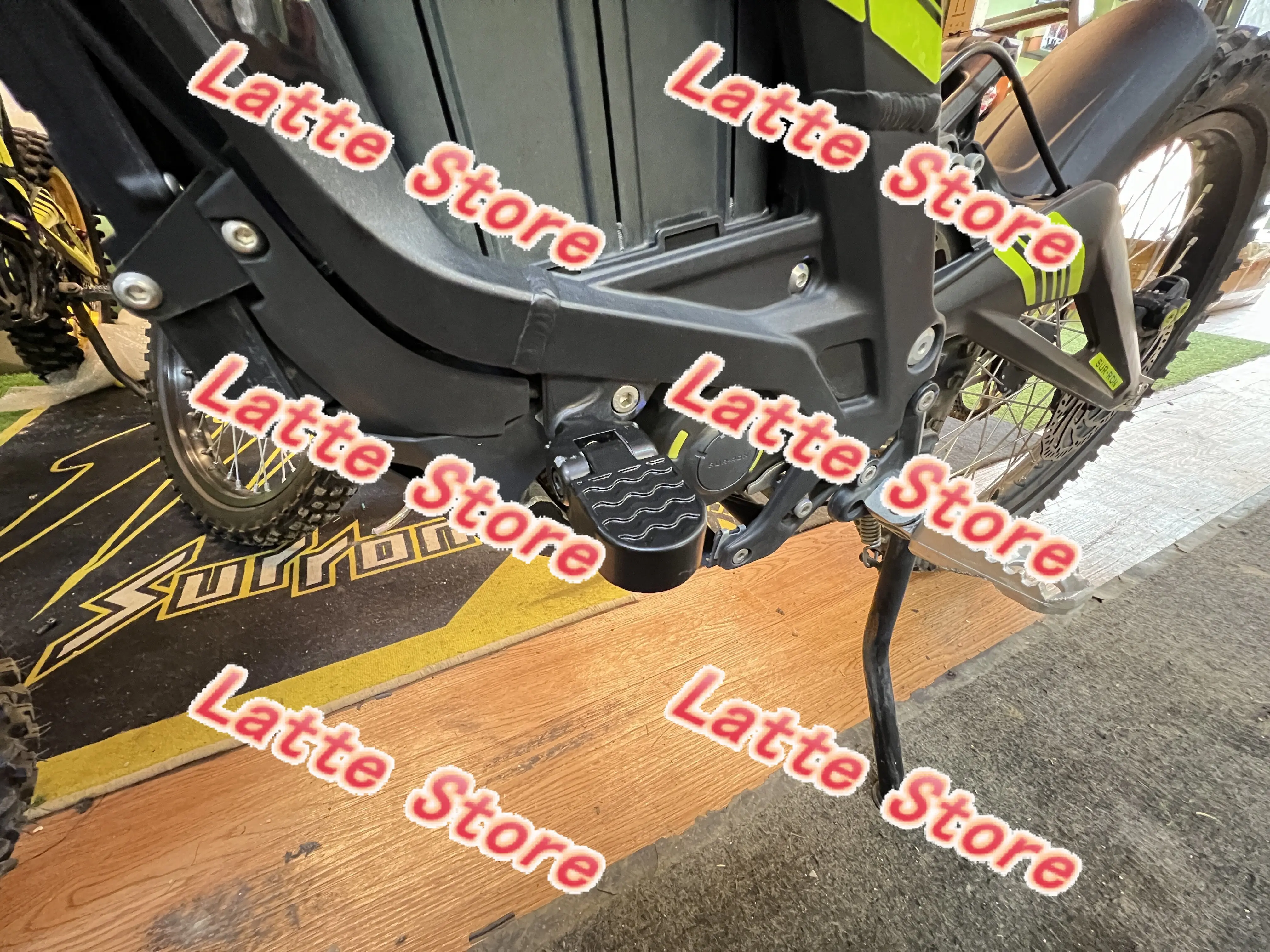 Passenger Foot Peg Mod Parts  Electric Dirt Bike Non-destructive Install Guard Plate Bracket Compact Sturdy Upgrade Footrest