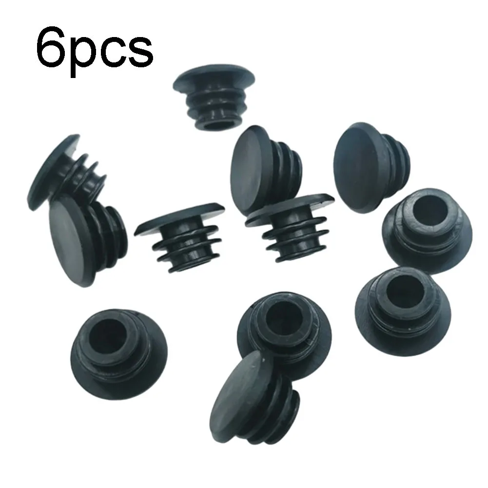 6pcs Bike Handlebar End Bike Grip Bicycle Bar End Cap Rubber Grips For Road Grip Bicycle Scooter Handlebars