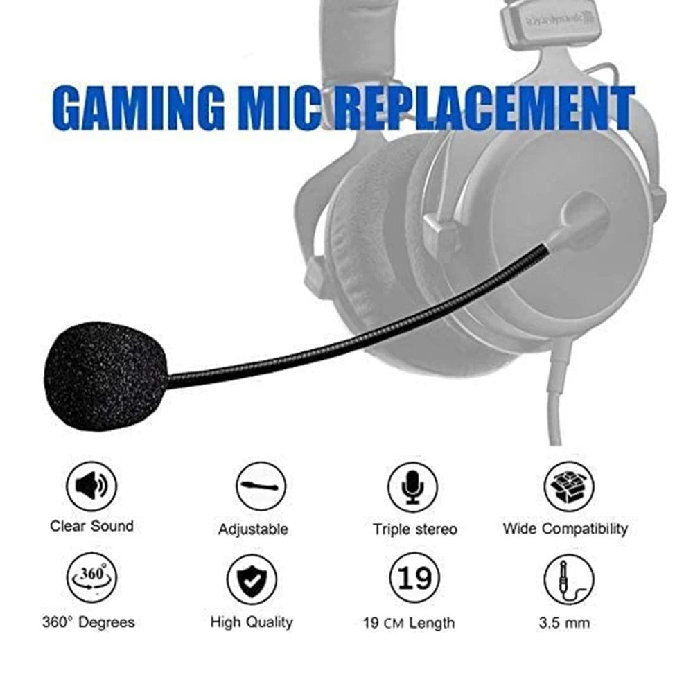 ميكروفون قابل للاستبدال بوم لأجهزة PDP بعد الغلق AG6 الأذن فورس ترتل بيتش Xbox One Stealth 400 420x450 500p 520 Recon series