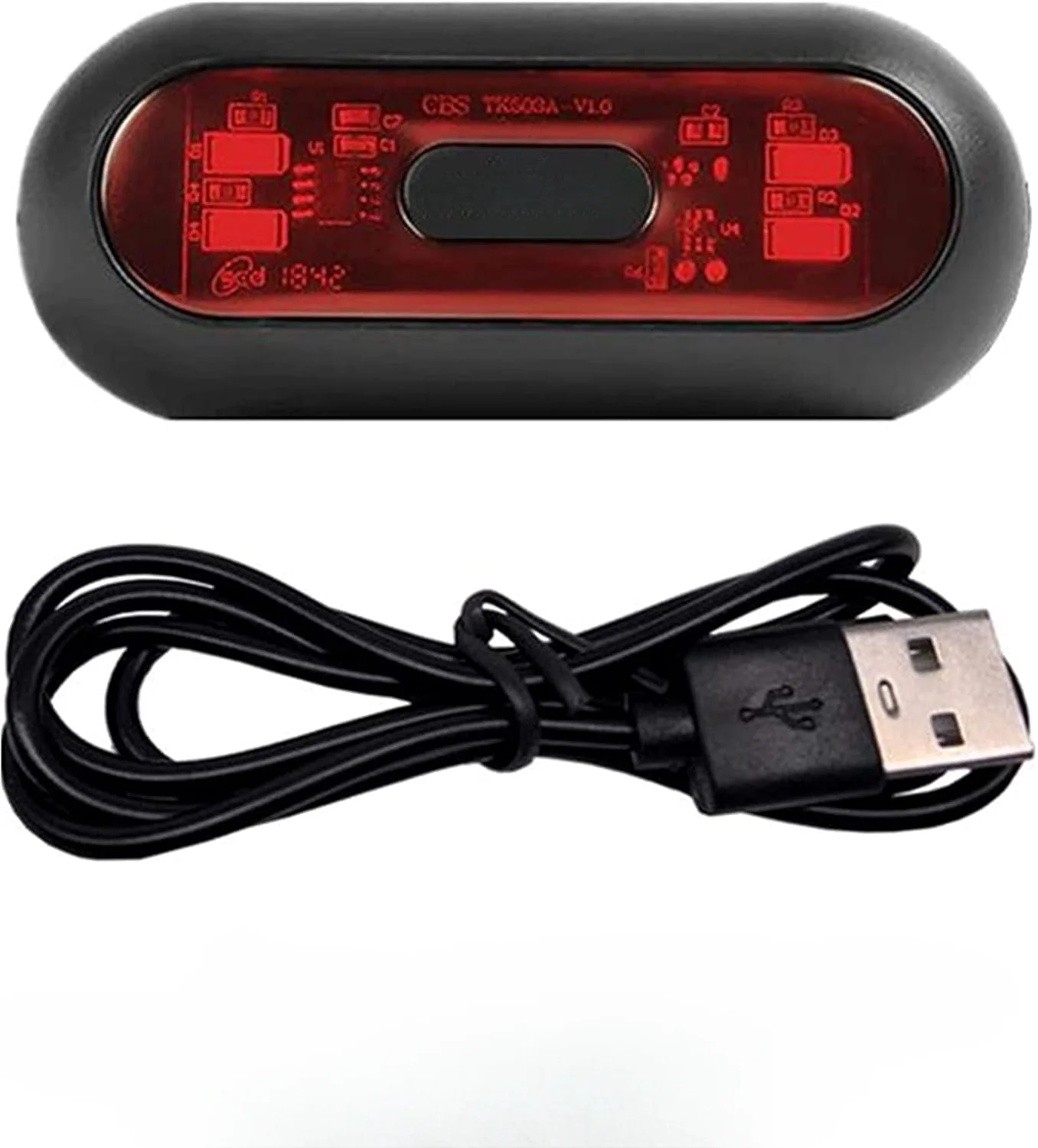 

Задний велосипедный шлем, освещение для мотоцикла, велосипеда, задний шлем, безопасность для езды в ночное время, задний фонарь, перезаряжаемая батарея