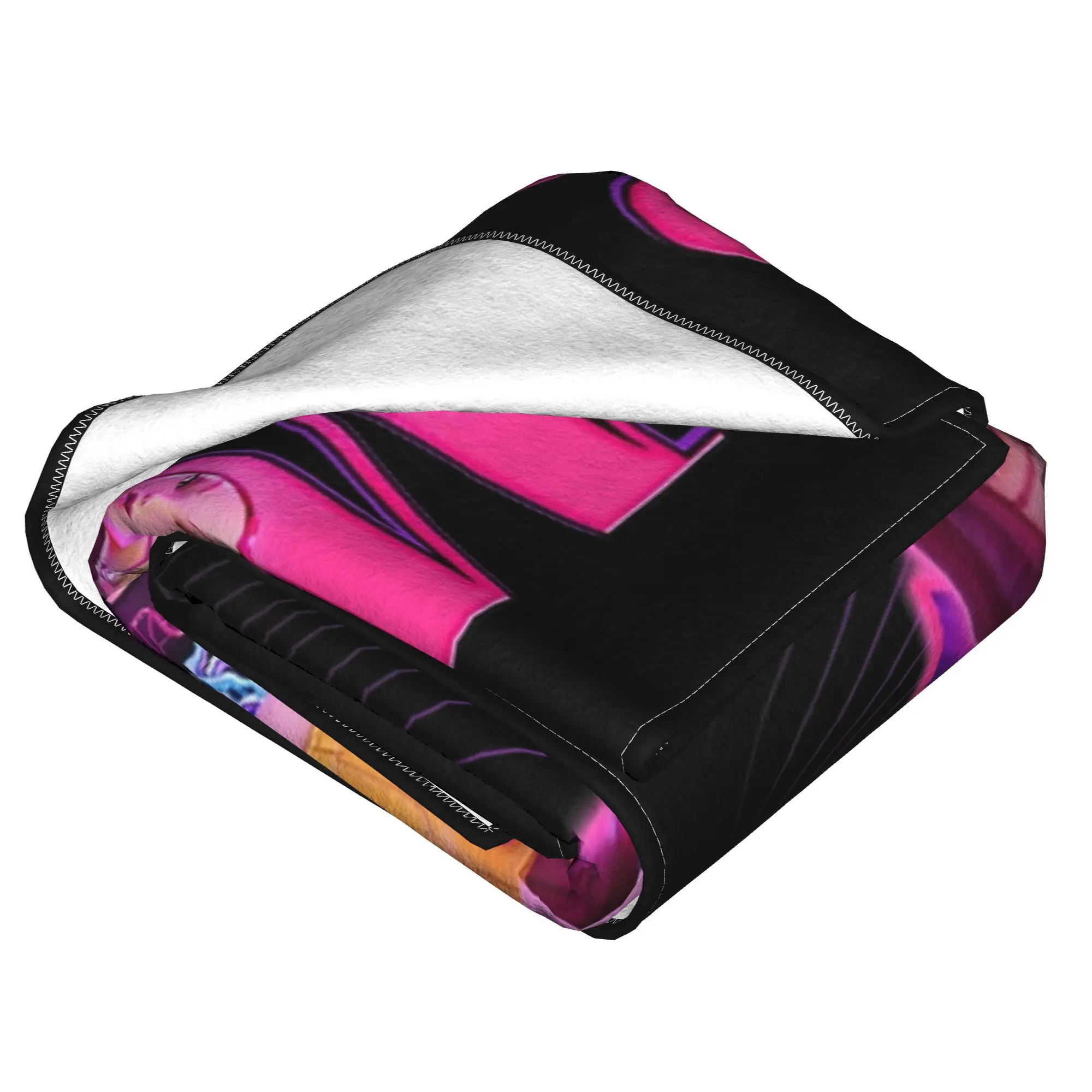 ميرا شوكيس HUNTRX HUNTRIX Kpop شيطان الصيادين البطانيات الصوف كل موسم رمي بطانية للسرير في الهواء الطلق أفخم رقيقة لحاف #3