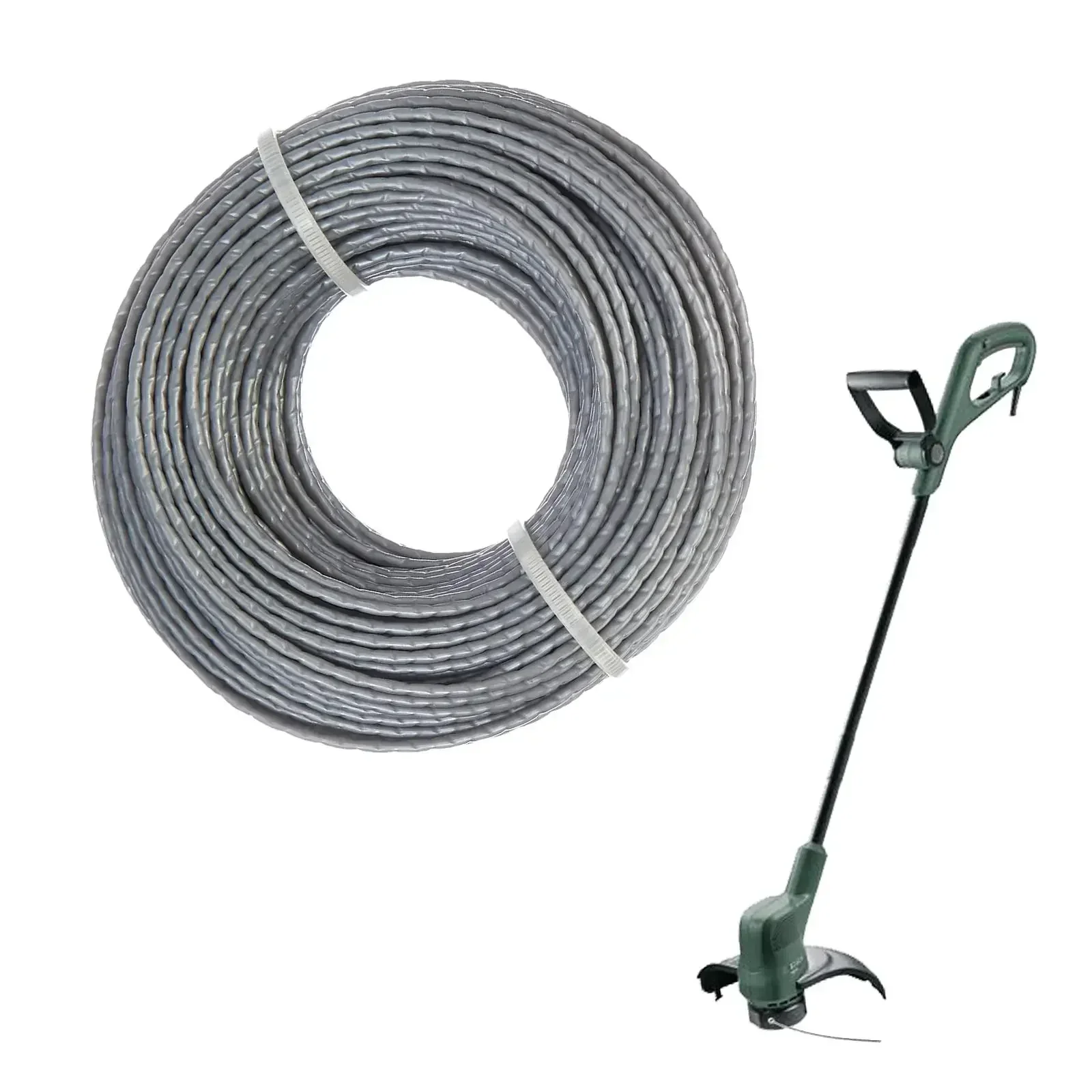 Imagem -03 - Corte de Grama de Náilon Corda Cortador de Escova Strimmer Linha Corte Fio Cortador de Grama Acessório para Arte 23 26 30 24m 1.6 mm