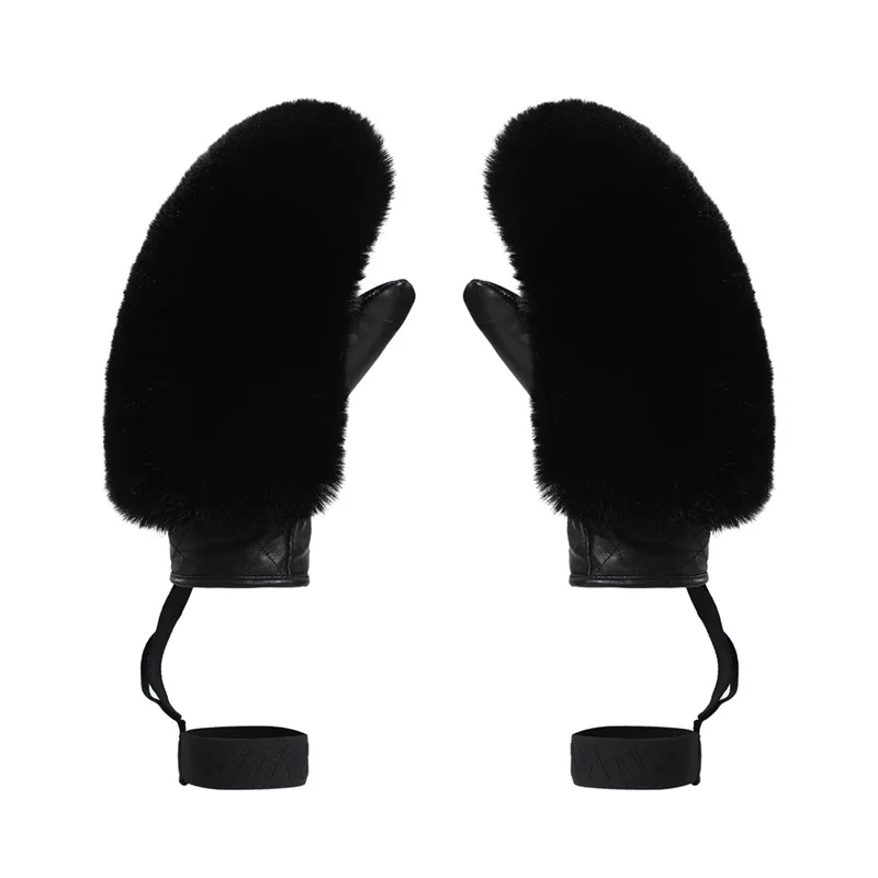 Women's Ultra Warm Windproof Ski Gloves Polyester Outdoor Sports Winter Snowboard and Ski Accessories