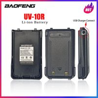 BAOFENG Original UV-10R Battery Can USB Charging High Capacity 4800mAh Long Standy For Walkie Talkie UV10R Radio Accessories