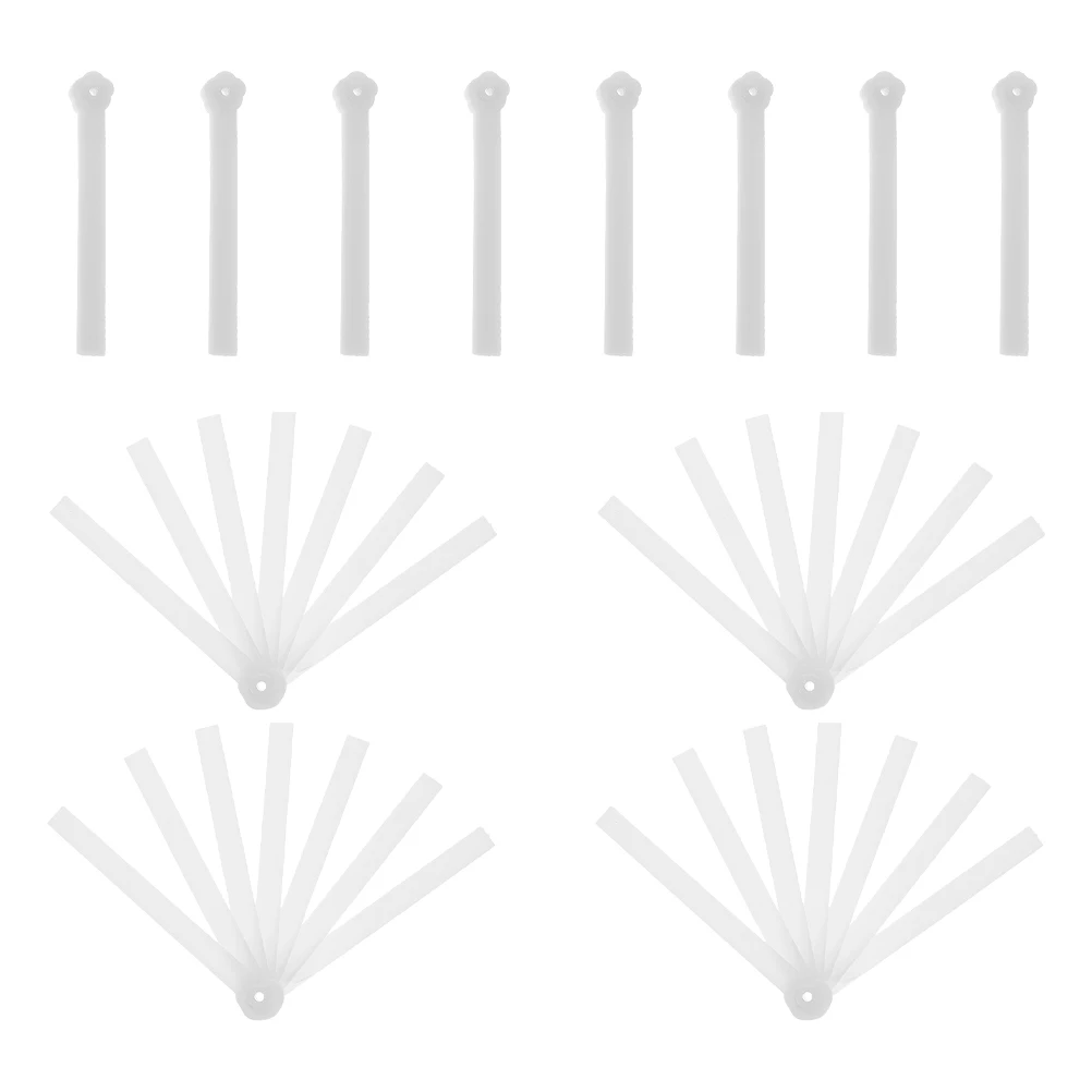 

12Pcs Plastic Foldable Fan Ribs DIY Hand Fan Frame Kits for Crafts and Advertising Present Use DIY Fans for Crafts