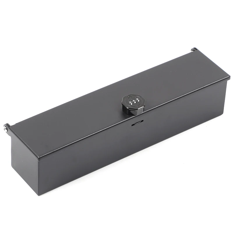 For Land Rover Defender 110 2004-2018 Aluminum Alloy Car Rear Seat Safe Storage Box with Password Lock Interior Accessories