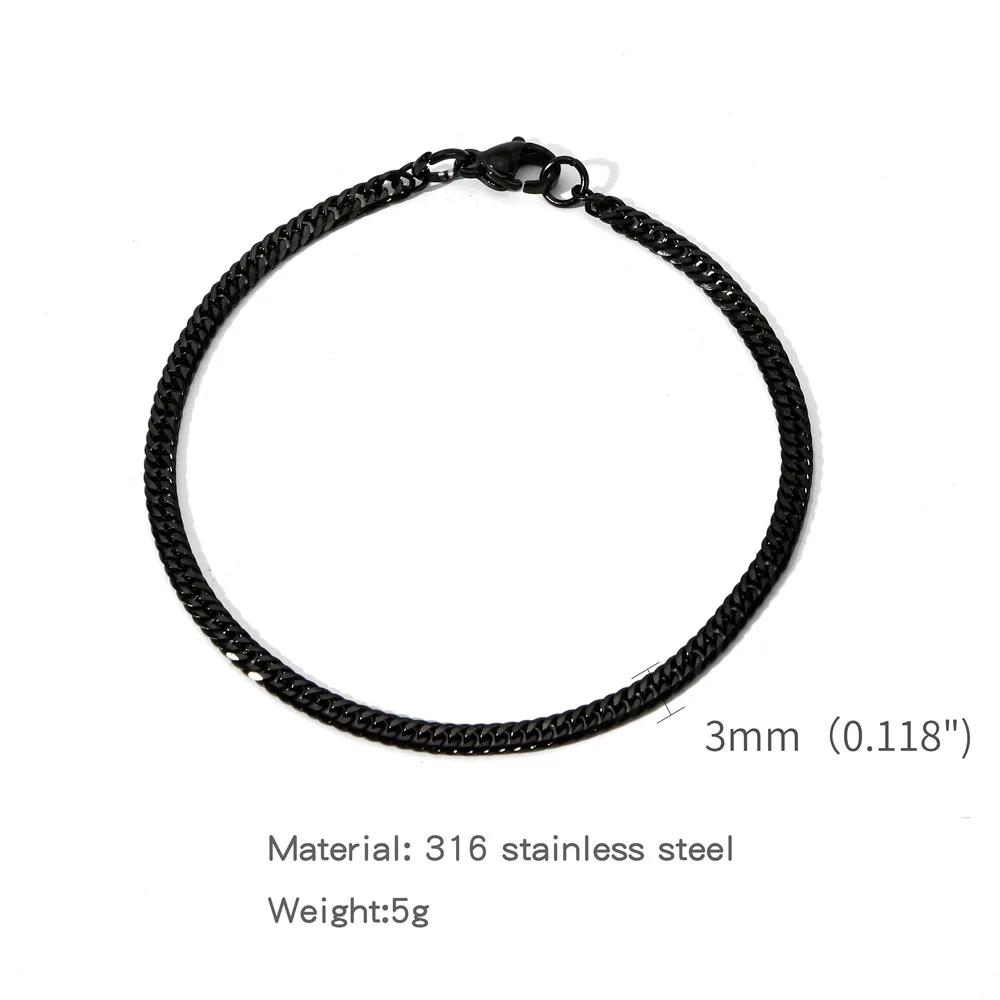 Gold Farbe Edelstahl Kubanischen Kette männer Armband Einfache Retro Armband Für Frauen Hip Hop Schmuck Trend Zubehör Geschenk