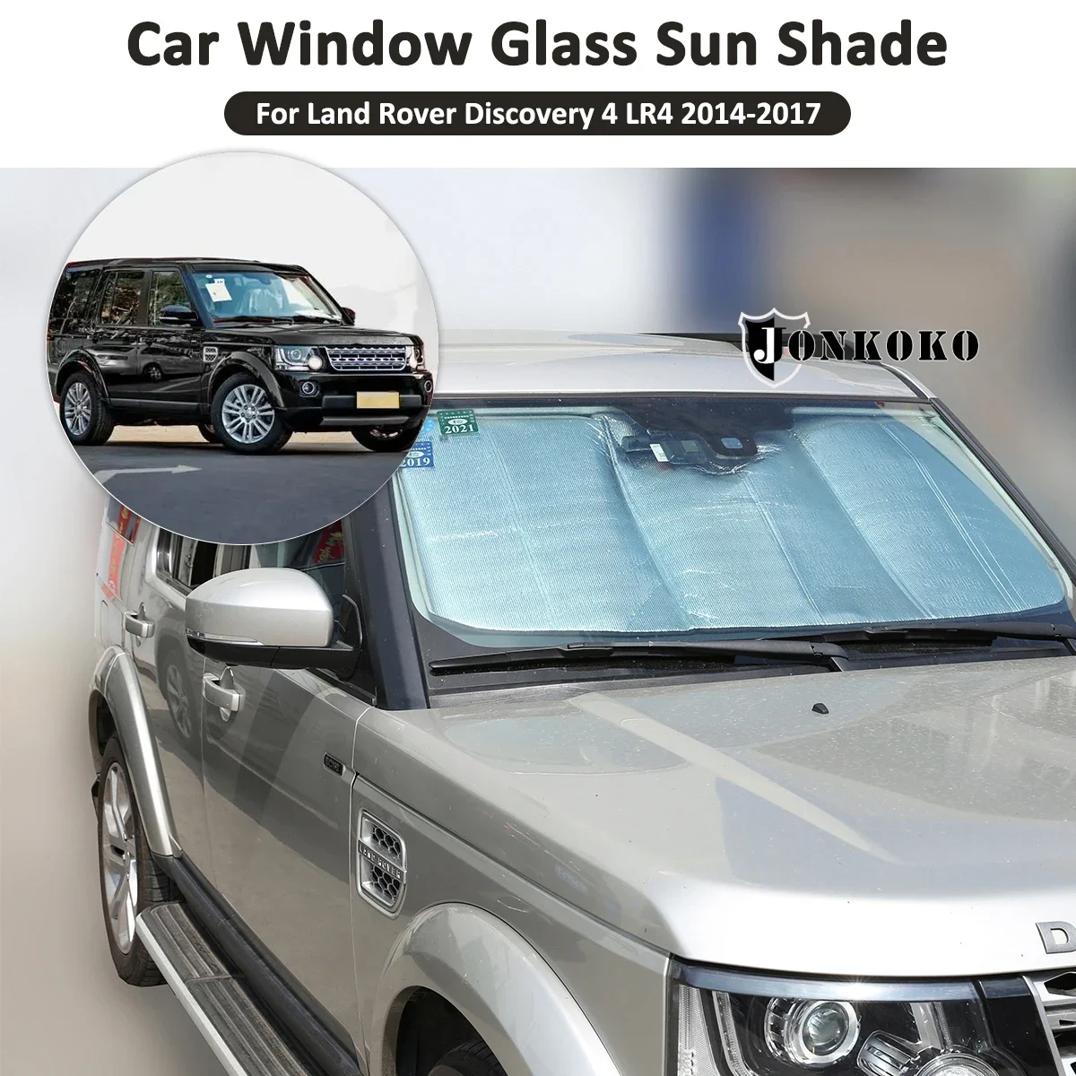 

Солнцезащитный козырек для лобового стекла автомобиля Land Rover Discovery 4 2014-2017 годов выпуска, защитный коврик, аксессуары для защиты автомобиля