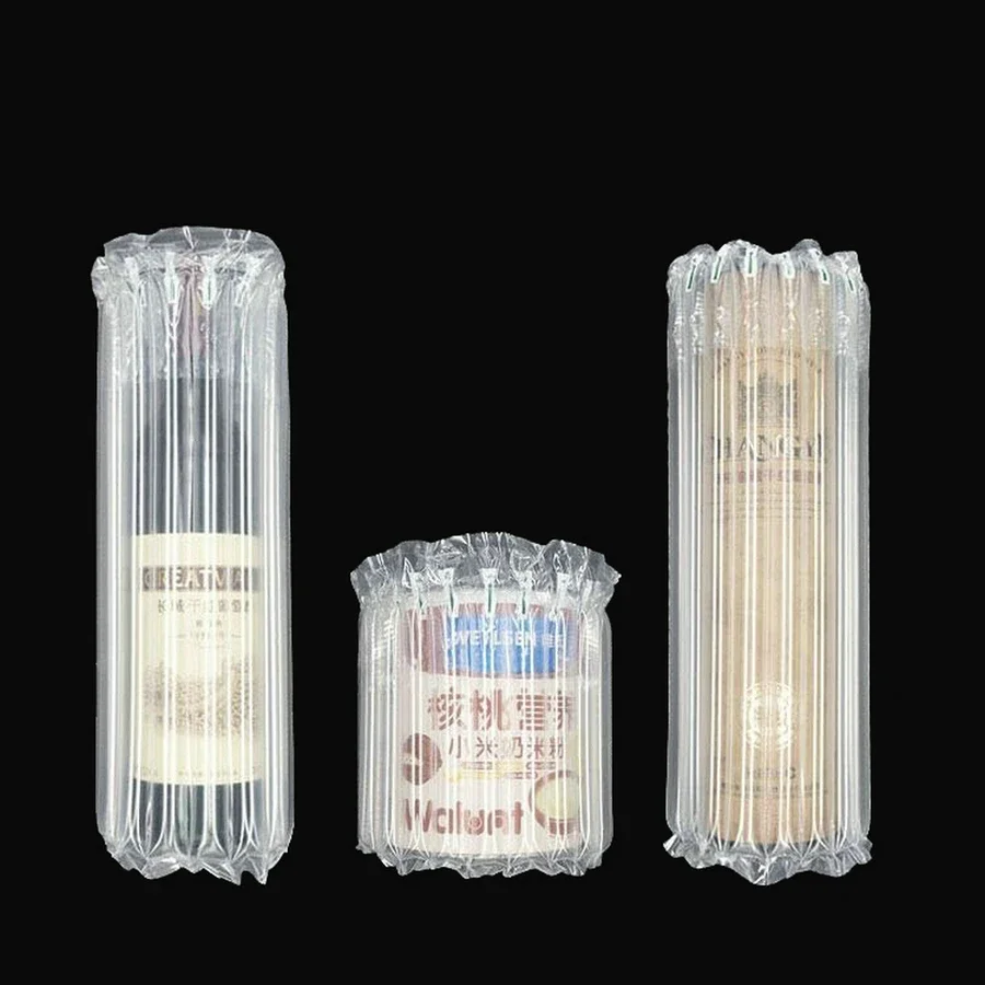 50M Inflatable Air Buffer Plastic Packaging Bump Filling Air Column Protective Bubble Bag Anti-Pressure Shock Express Mail Bags