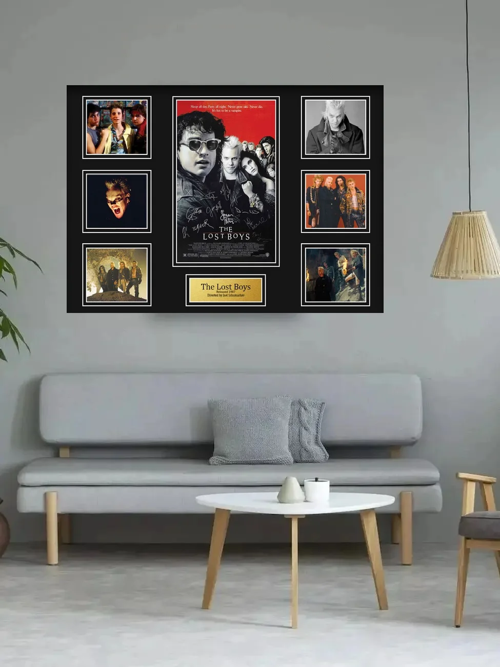 THE Lost Boys Movie Autographed Signed, Print Art Canvas Poster, For Living Room Decoration, Home Wall Decor Picture