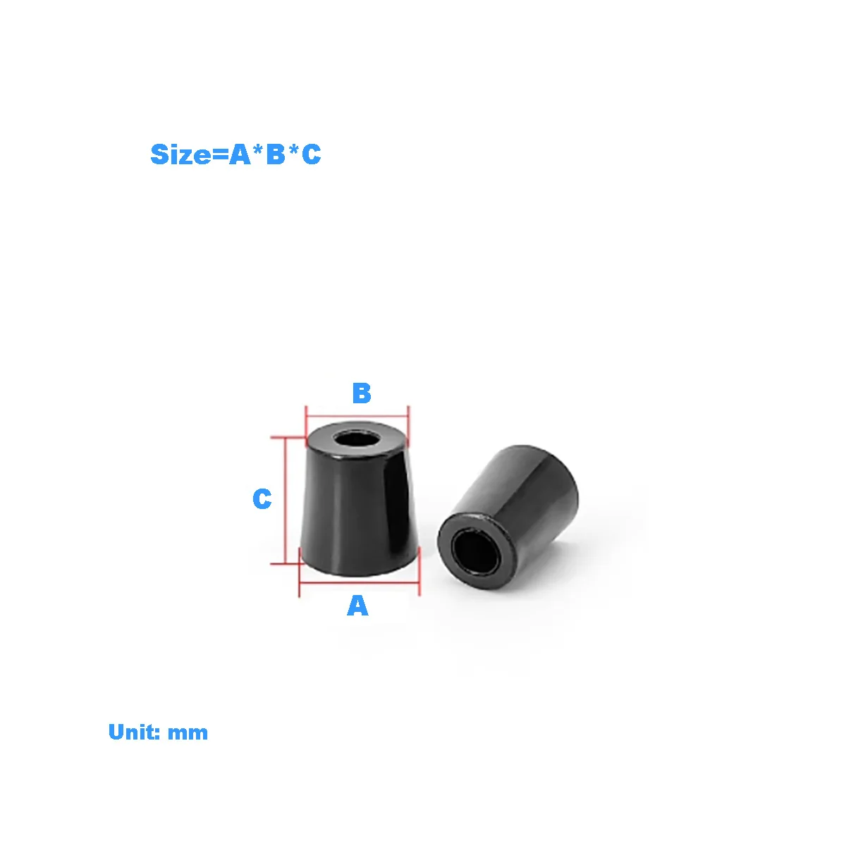 Environmentally Friendly Rubber Machine Foot Pads/ Furniture Shock Absorption Anti Slip Wear-Resistant Foot Pads