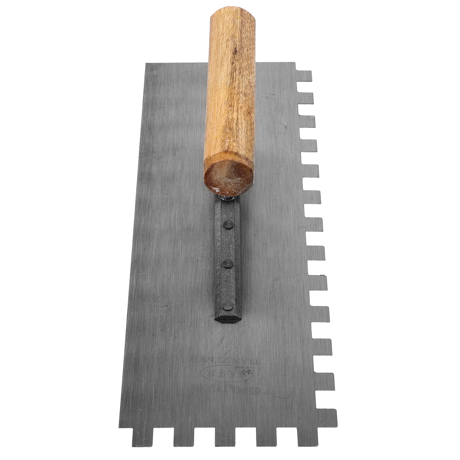 Truelle à outils pour carreaux avec manche en bois, outils de plâtre en céramique, métal, acier, béton, maçon