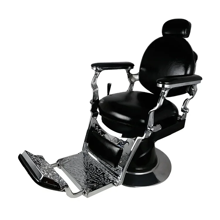 Wholesale Luxury High Quality Beauty Barber Salon Furniture Leather Styling Barber Chair For Haircut