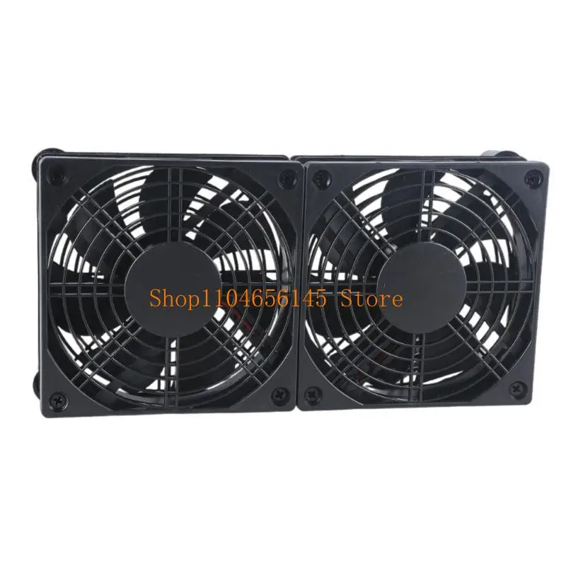 652F 120mm 5V Double USB 1 Speed 1400rpm High Cooling Fan for Router