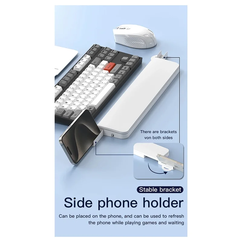 New QS22 With Cleaning Tools Keyboard Wrist Rest Pad Soft Foam Office Work Game Pad Cleaner Kit
