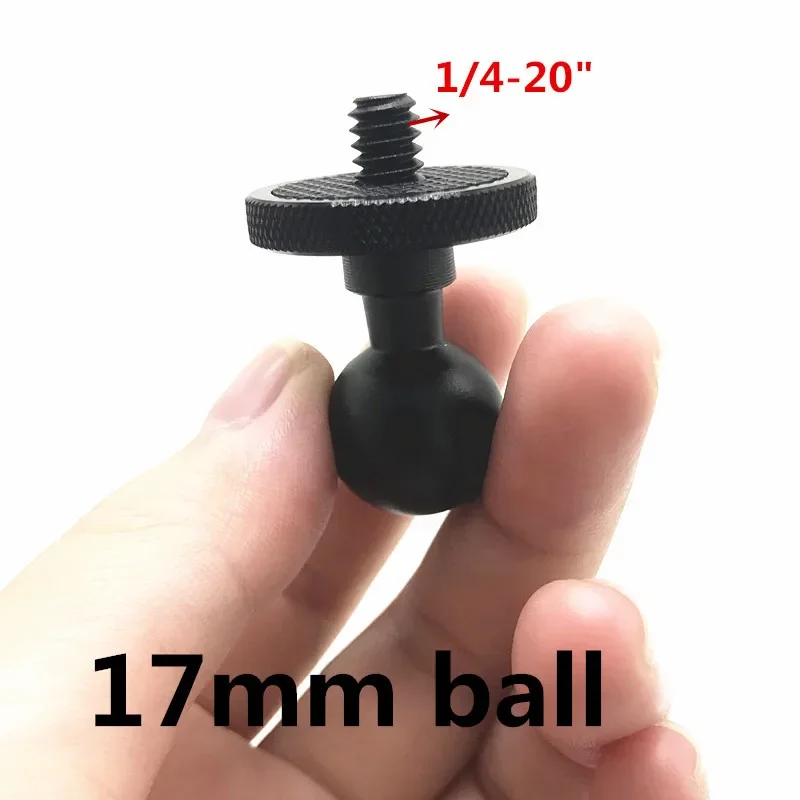 13mm 15mm 17mm 20mm 25mm Ball Head Mount 1/4\