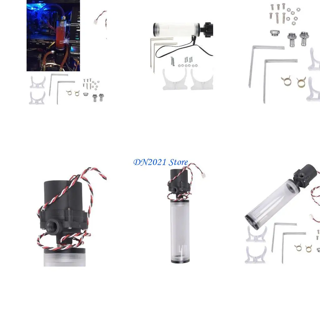 

F3KE 800L/H 19W DC12V ЦП Охлаждающий теплообменник Водяной насос для резервуара CO2 Cooler