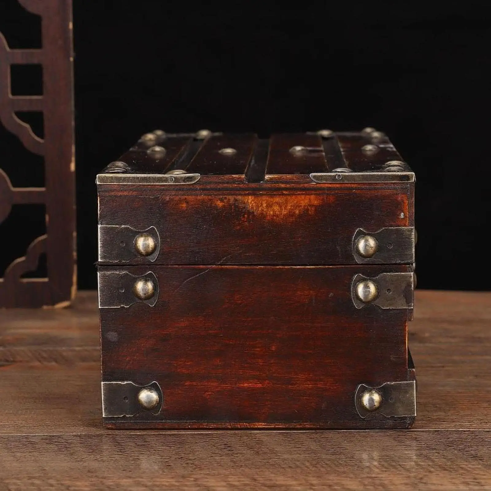 صندوق حلية صندوق مجوهرات خشبي مع غطاء مجوهرات للجسم خواتم زفاف هدية عيد ميلاد