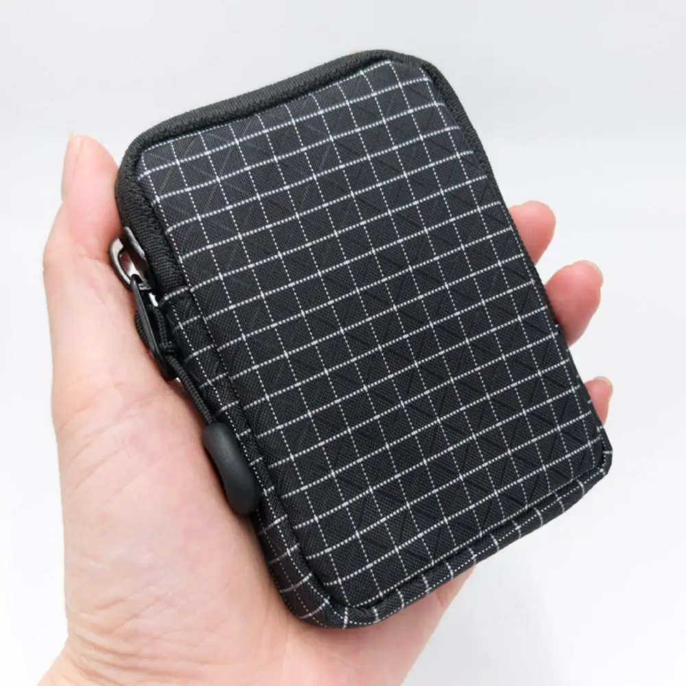 Pochette de rangement EDC miniature d'extérieur en tissu Dyneema/X-Pac/Oxford, portefeuille utilitaire pour cartes, clés, pièces de monnaie, petits essentiels, organiseur de porte-monnaie