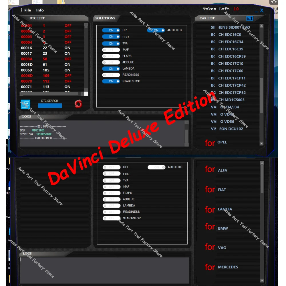 

NEW DaVinci Deluxe Edition Diagnostics and Correct Tools
