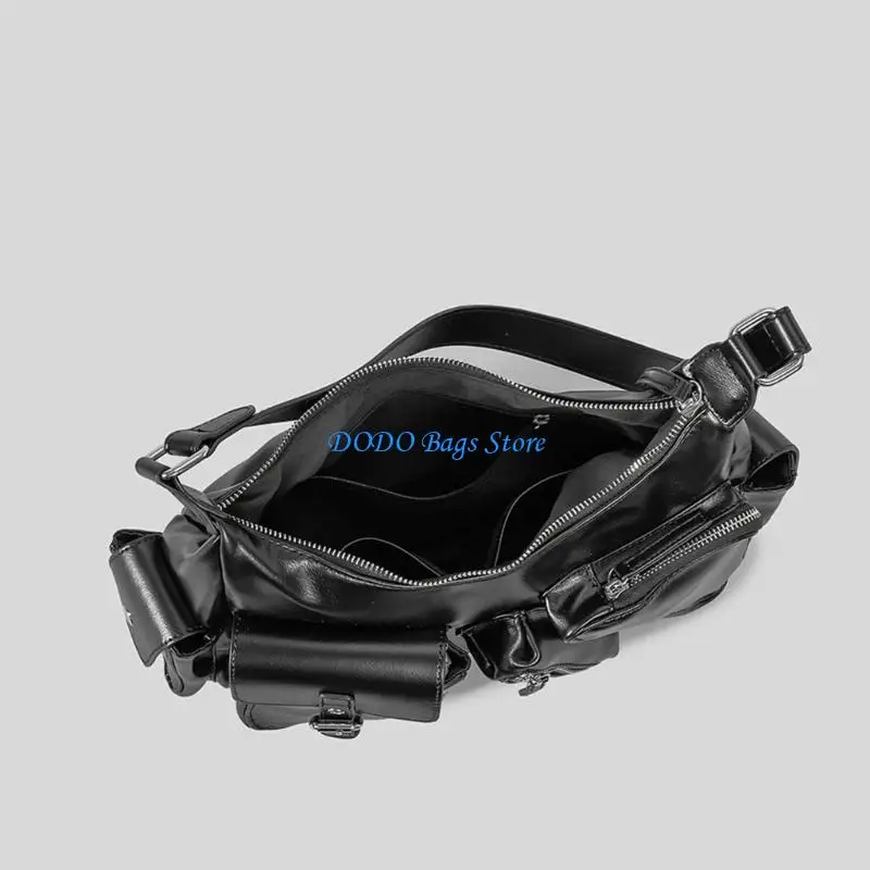 

E8FB Элегантная сумка подмышки для женщин мягкая кожаная сумка для плеча для работы или ежедневное использование