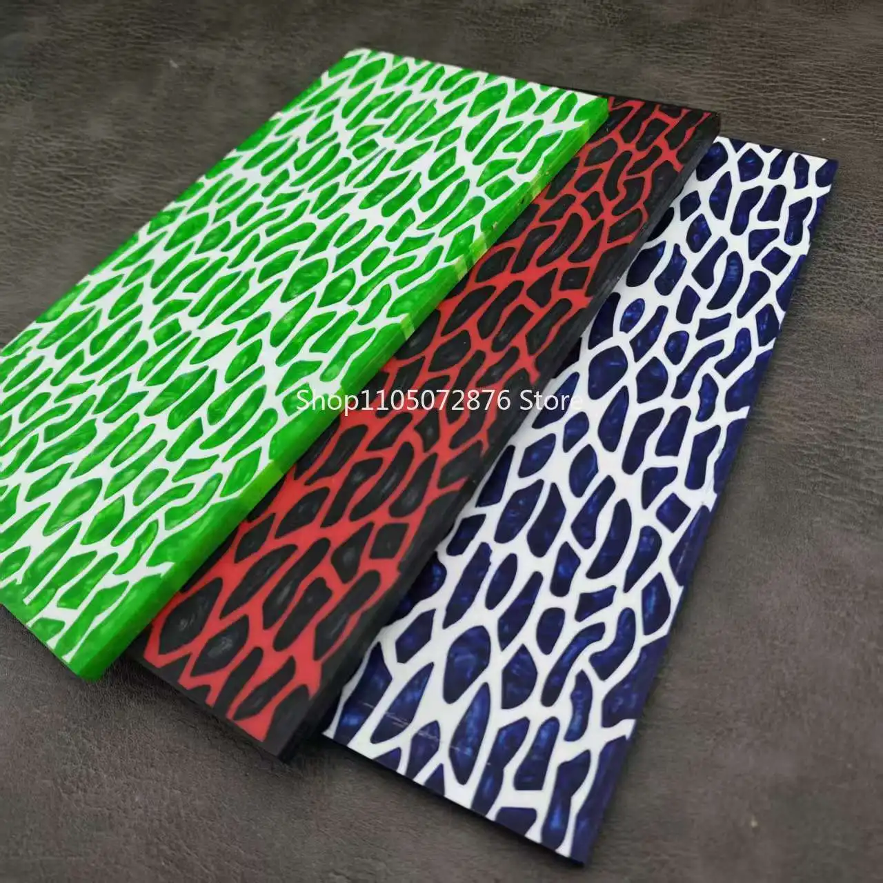 1 Piece Resin Scales Knife Handle Mateial Knife Accessories Tool 130x40x8mm/ 130x260x8mm DIY Slabs Grips Blanks