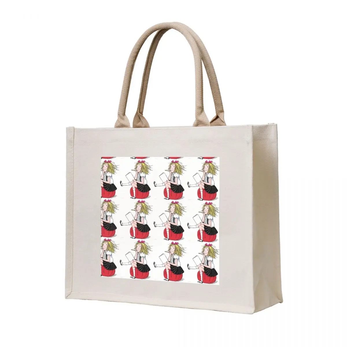 

Eloise thinking about what to write Tote Bag eco bag folding great bag Lady bags