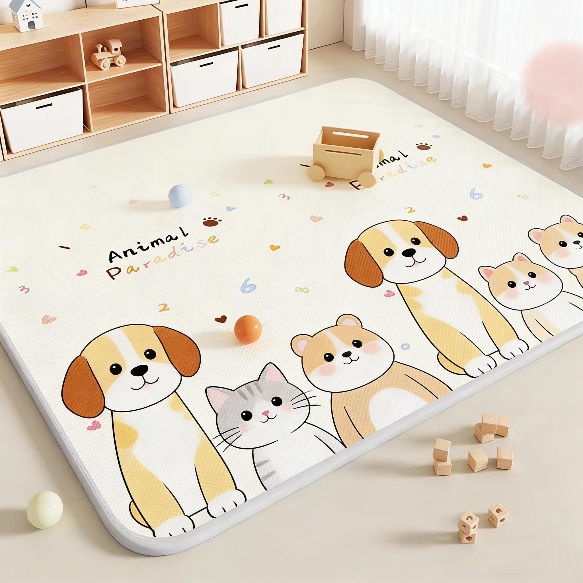 1cm Thick Non-slip EPE Baby Play Mat Toys for Children Rug Playmat Developing Mat Baby Room Crawling Pad Folding Mat Baby Carpet