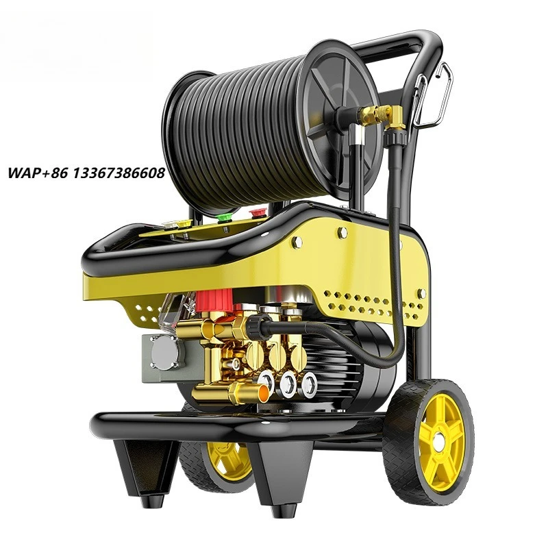 160bar Commercial Construction Industry Mobile Pressure Washer Foam Car Washing Machine for High Pressure Clean Electric Cleaner