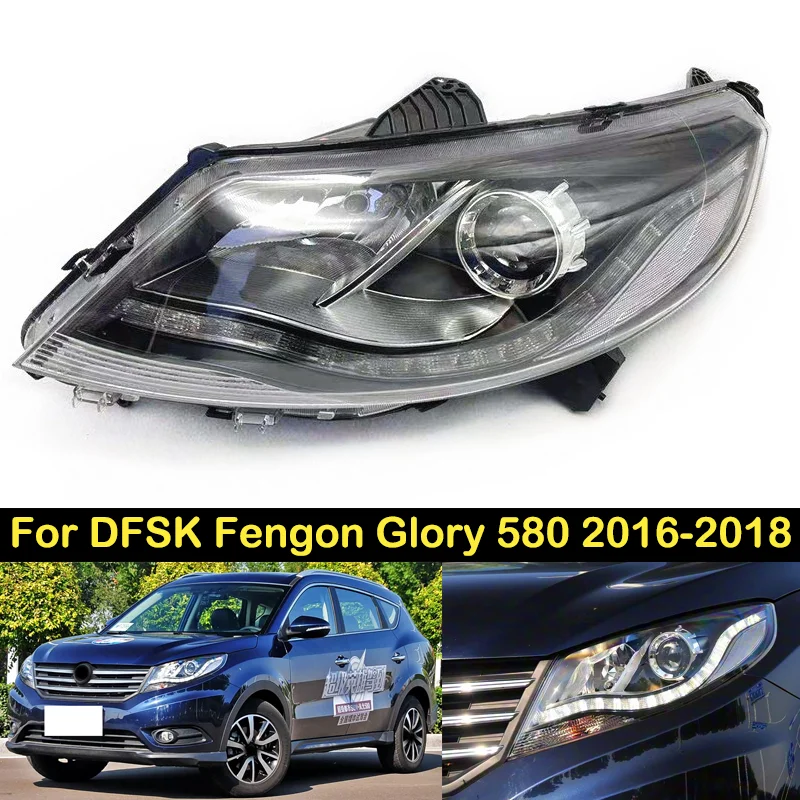 

DECHO For DFSK Fengon Glory 580 2016-2018 Headlight Front bumper headlight headlamp Assembly head light Assy