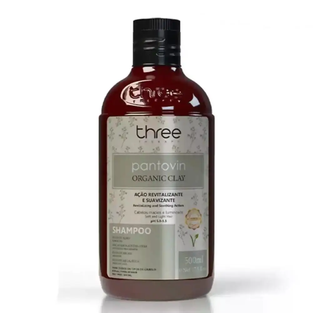 Organic Clay Pantovin Shampoo 500Ml